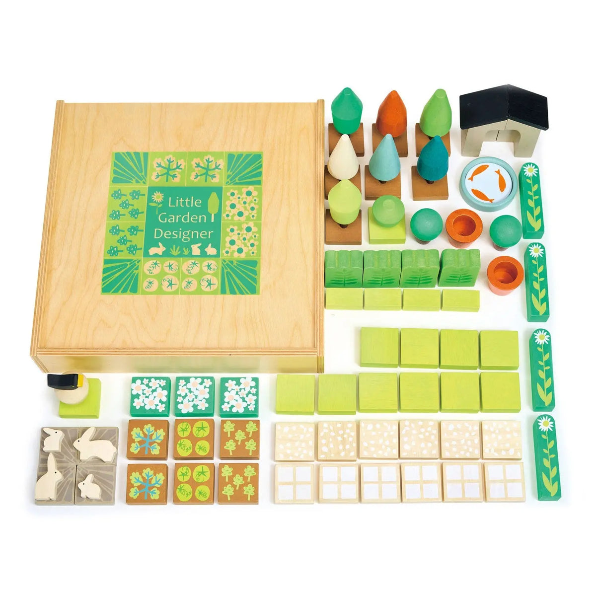 Tender Leaf Little Garden Designer Wooden Building Set