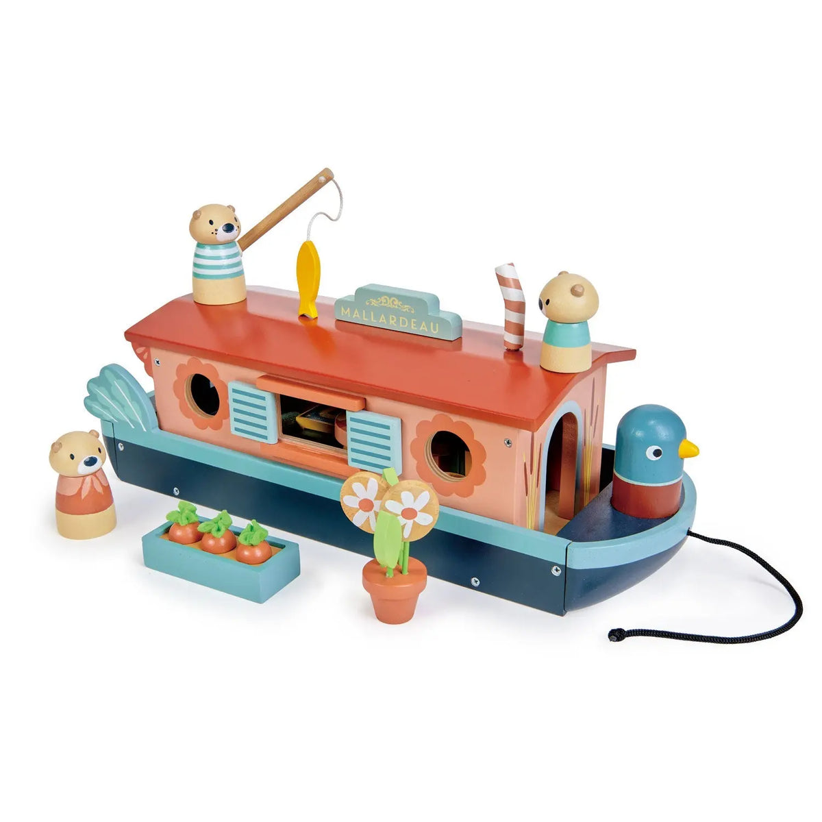 Tender Leaf Little Otter Canal Boat Play Set