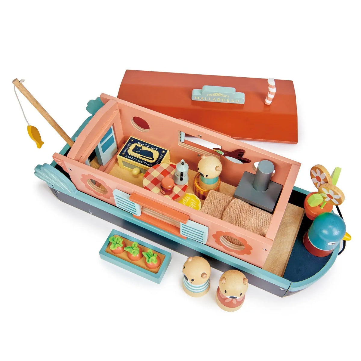 Tender Leaf Little Otter Canal Boat Play Set