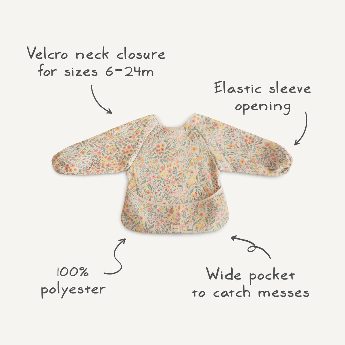 Long Sleeve Bib | Long Sleeve Bib | The Baby Penguin