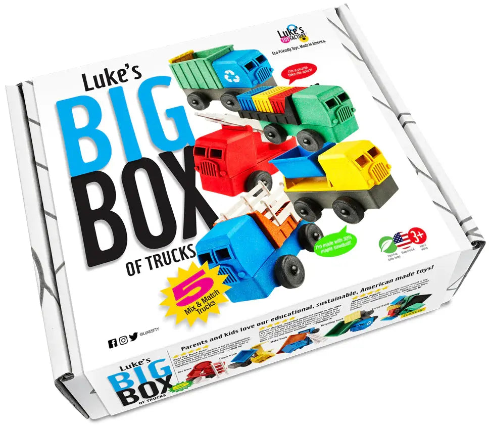 Luke's Big Box of Toy Trucks – 5 Pack by Luke's Toy Factory – product image 4