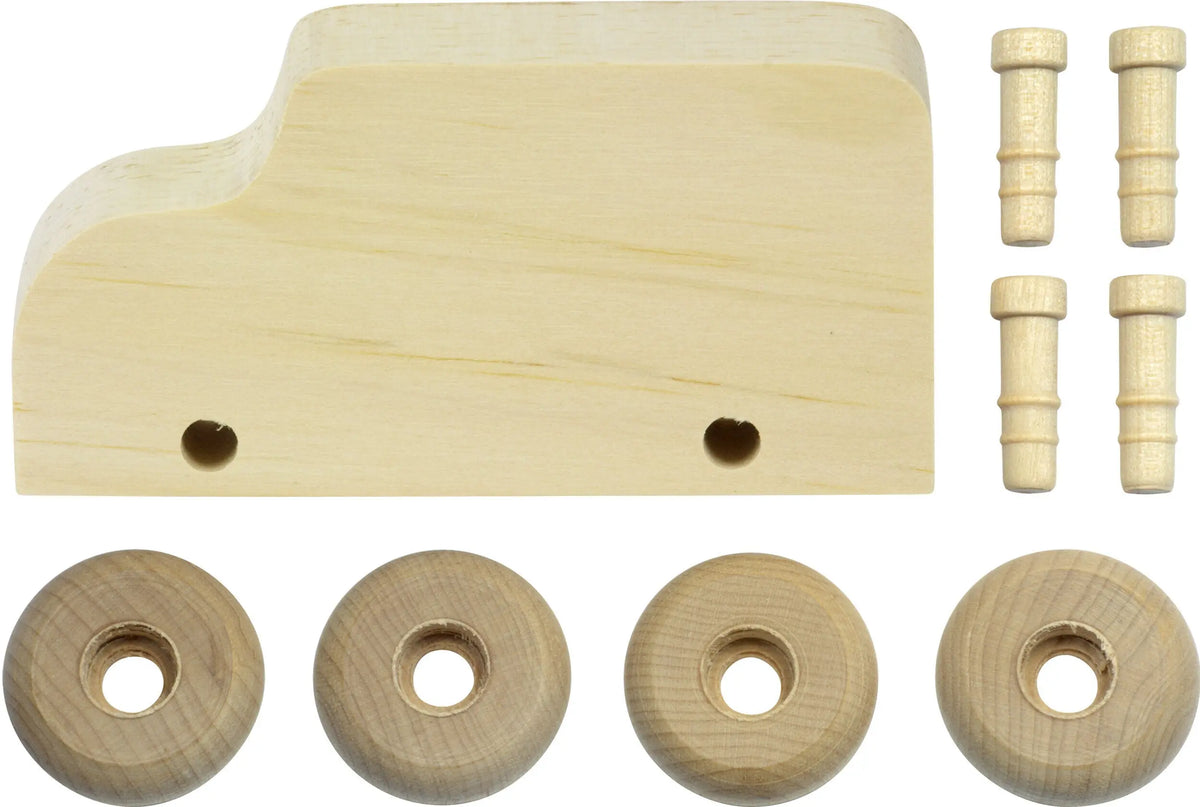 Made By Me Train Engine (Set of 4) - Made in the USA | Sustainable Toy