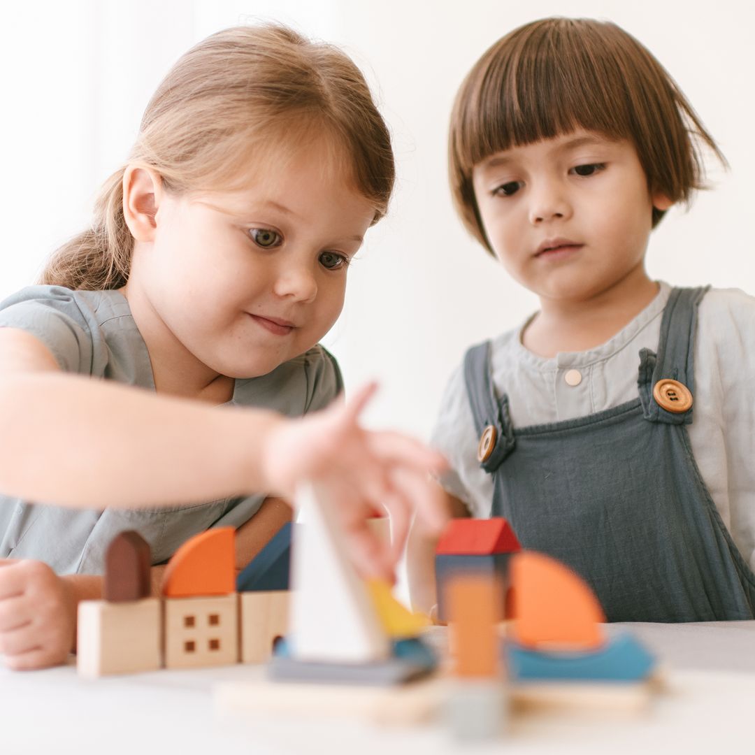 PlanToys Marina Wooden Building Blocks, 27 Pieces