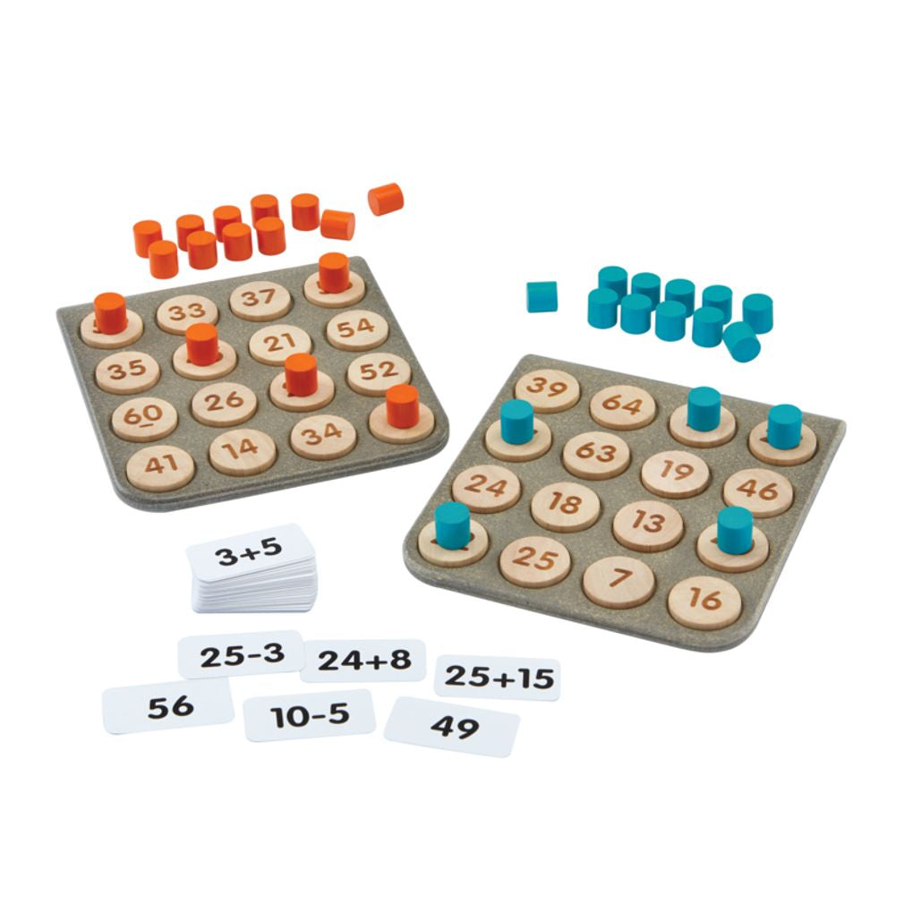 PlanToys Math Bingo Wooden Learning Game
