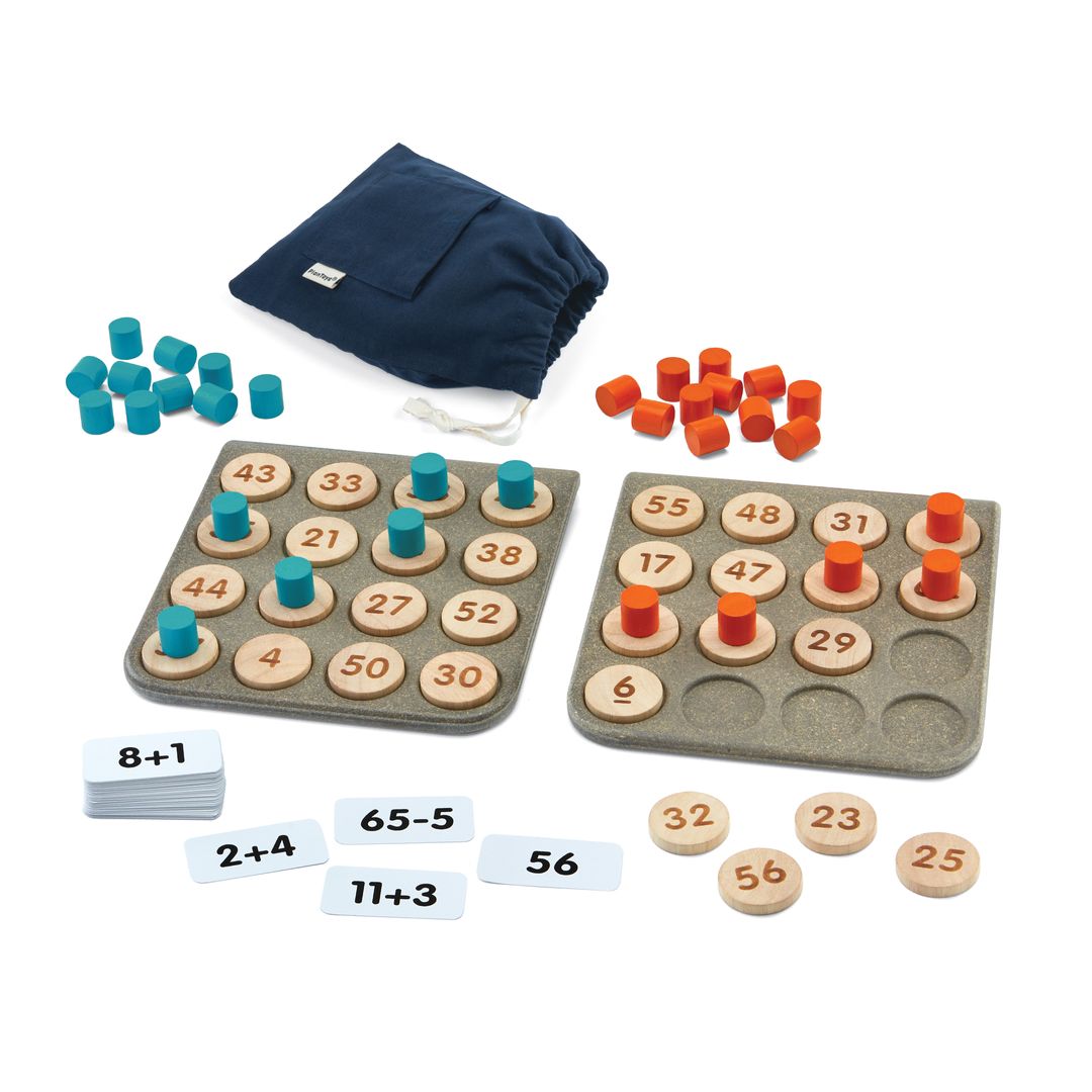 PlanToys Math Bingo Wooden Learning Game