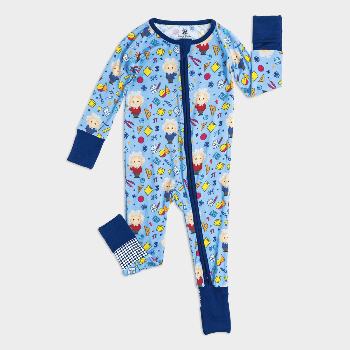 Flat lay of Bam & Stitch Mathematical Marvel Convertible Romper, showing the complete garment.