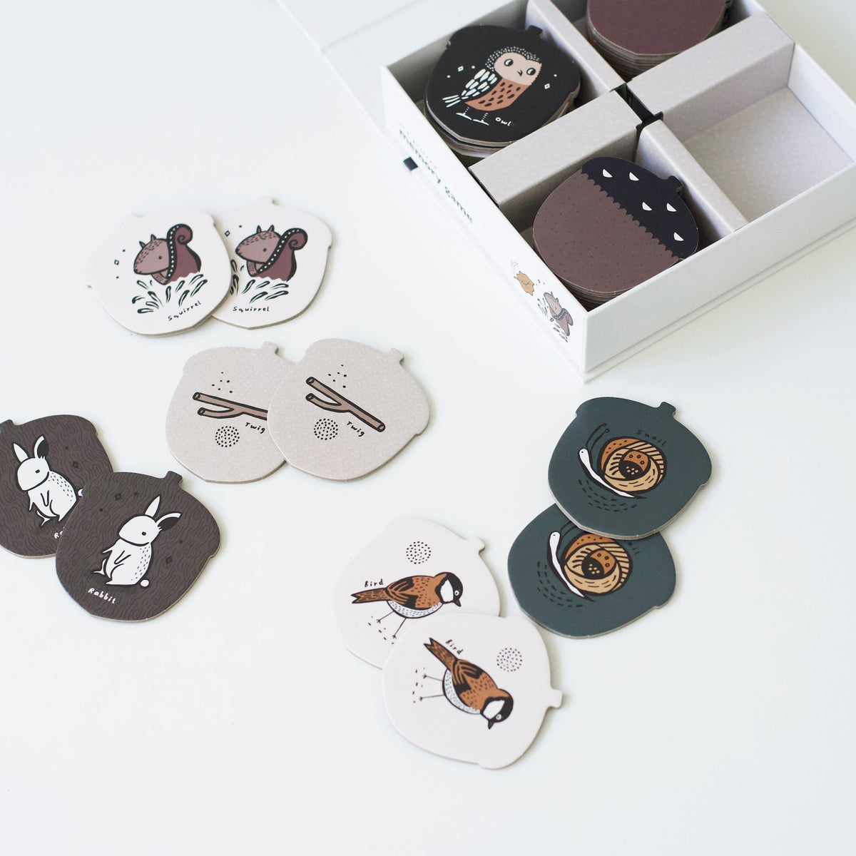 Memory Game - Woodland - The Baby Penguin