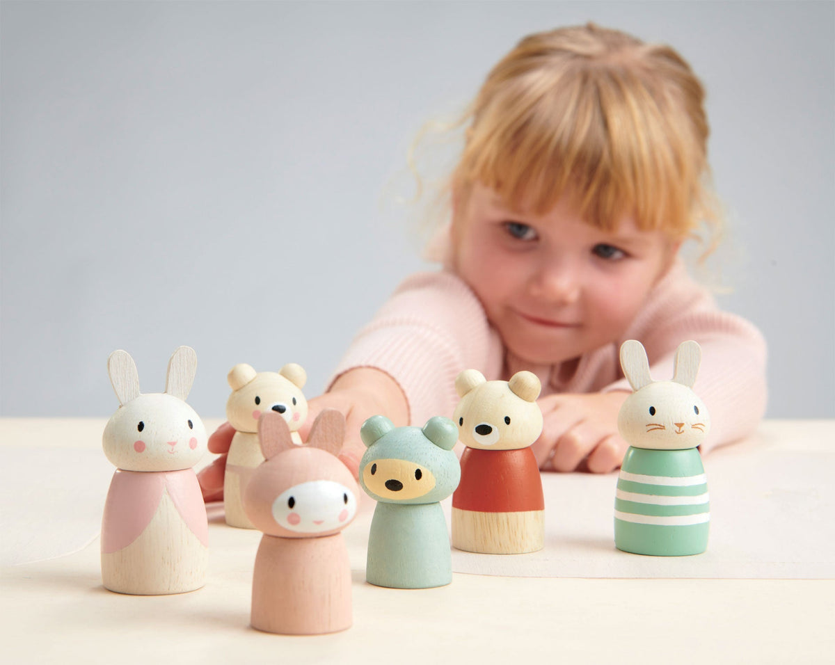 Tender Leaf Merrywood Friends Wooden Animal Collection
