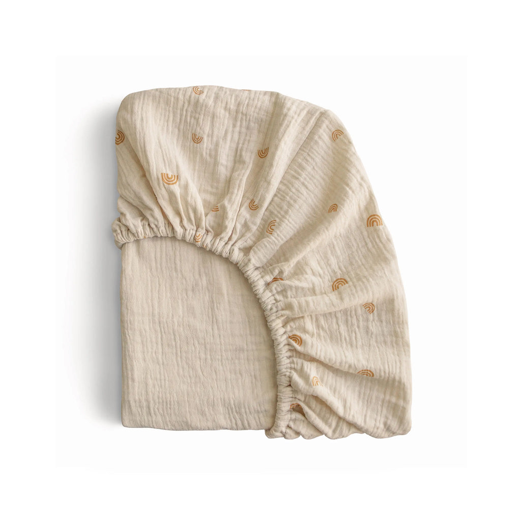 Mini Muslin Crib Sheet | mini crib sheet | The Baby Penguin