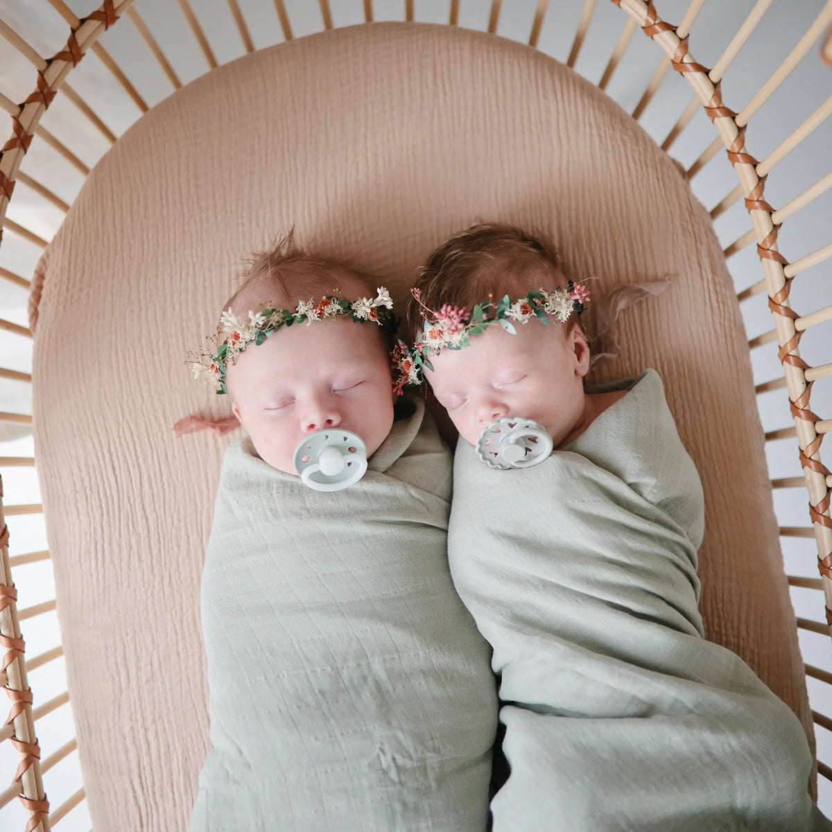 Mini Muslin Crib Sheet | mini crib sheet | The Baby Penguin