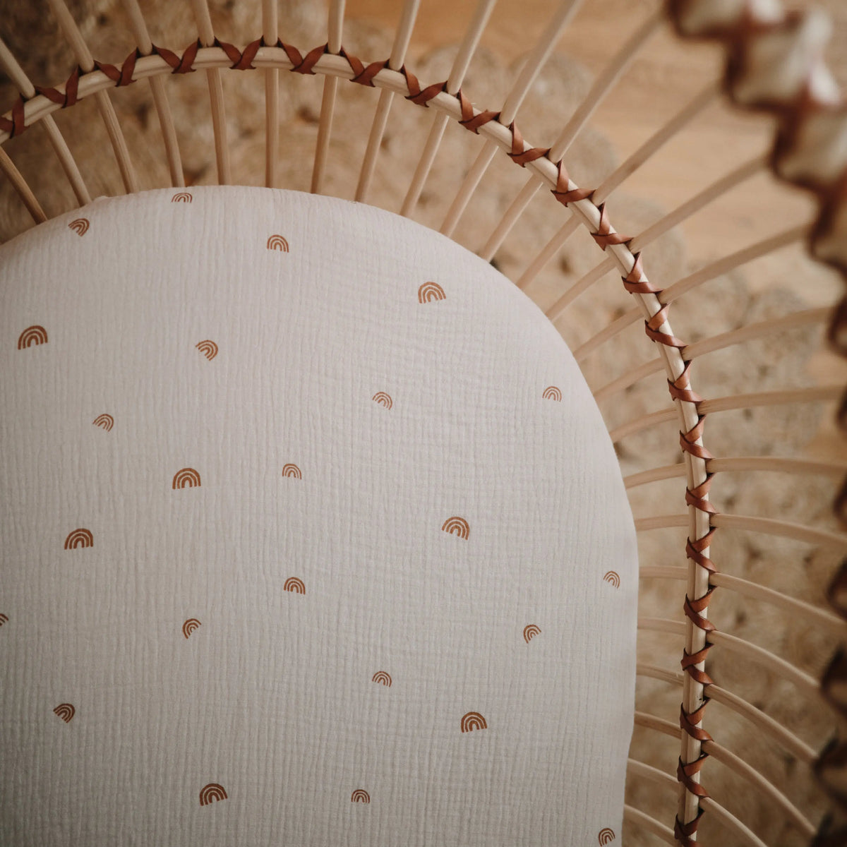 Mini Muslin Crib Sheet | mini crib sheet | The Baby Penguin