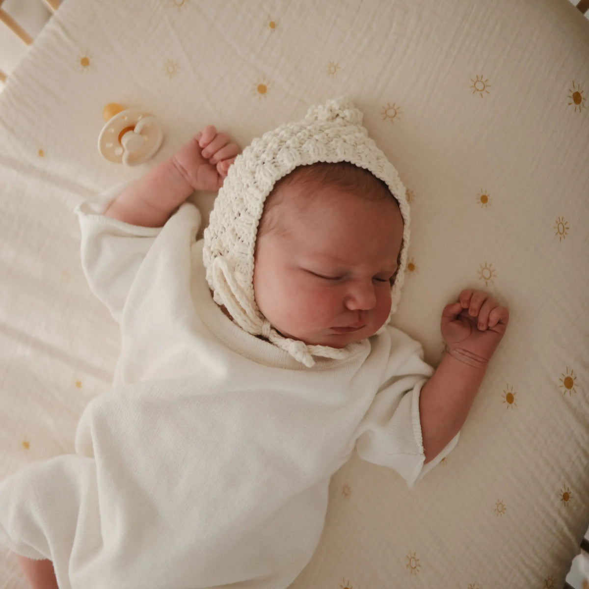 Mini Muslin Crib Sheet | mini crib sheet | The Baby Penguin