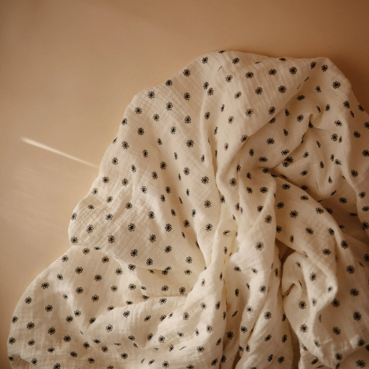 Mini Muslin Crib Sheet | mini crib sheet | The Baby Penguin