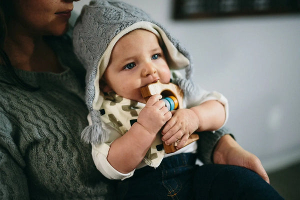 Minnesota Wooden Baby Rattle™ | Made in the USA | Rattles | The Baby Penguin