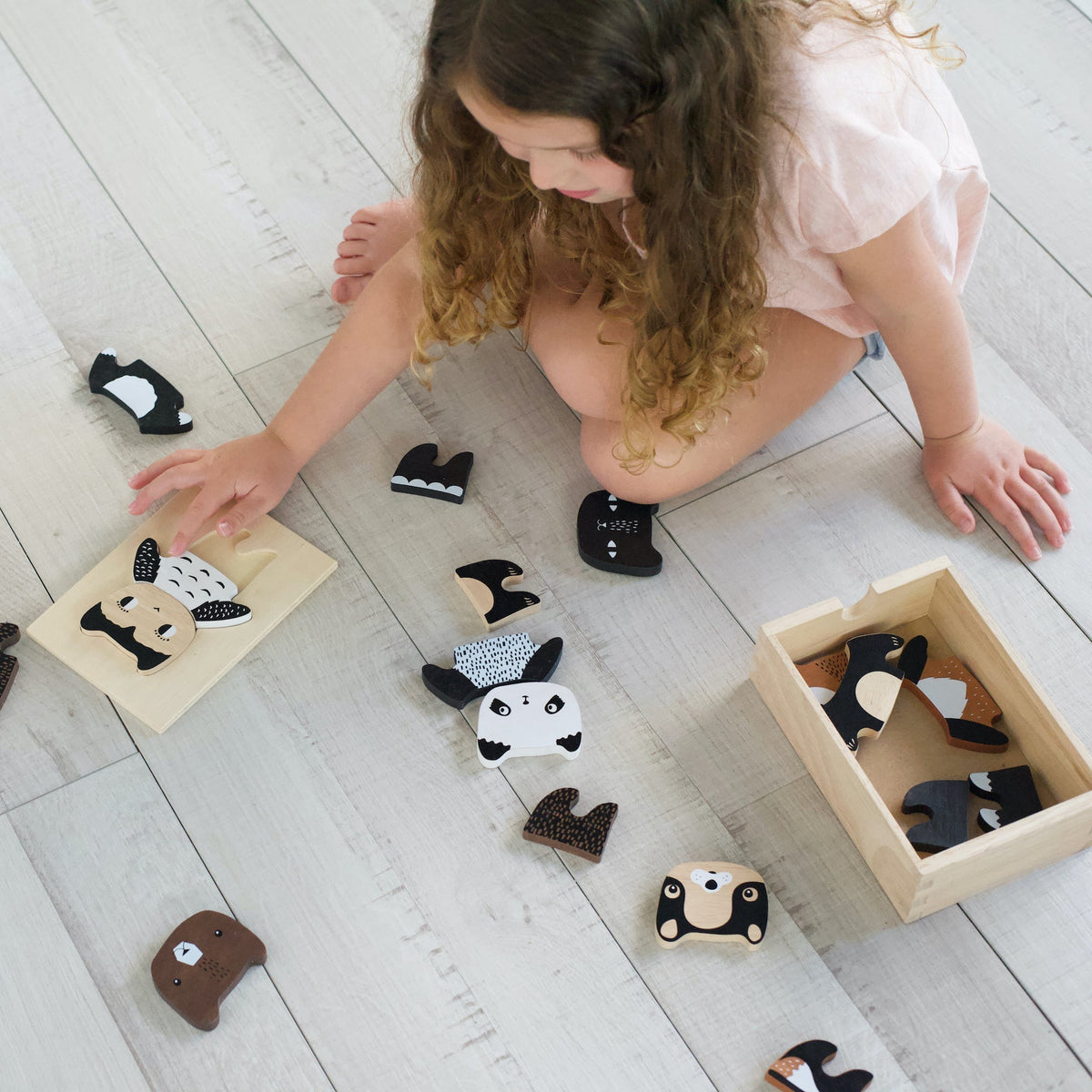 Mix & Match Animal Tiles - The Baby Penguin