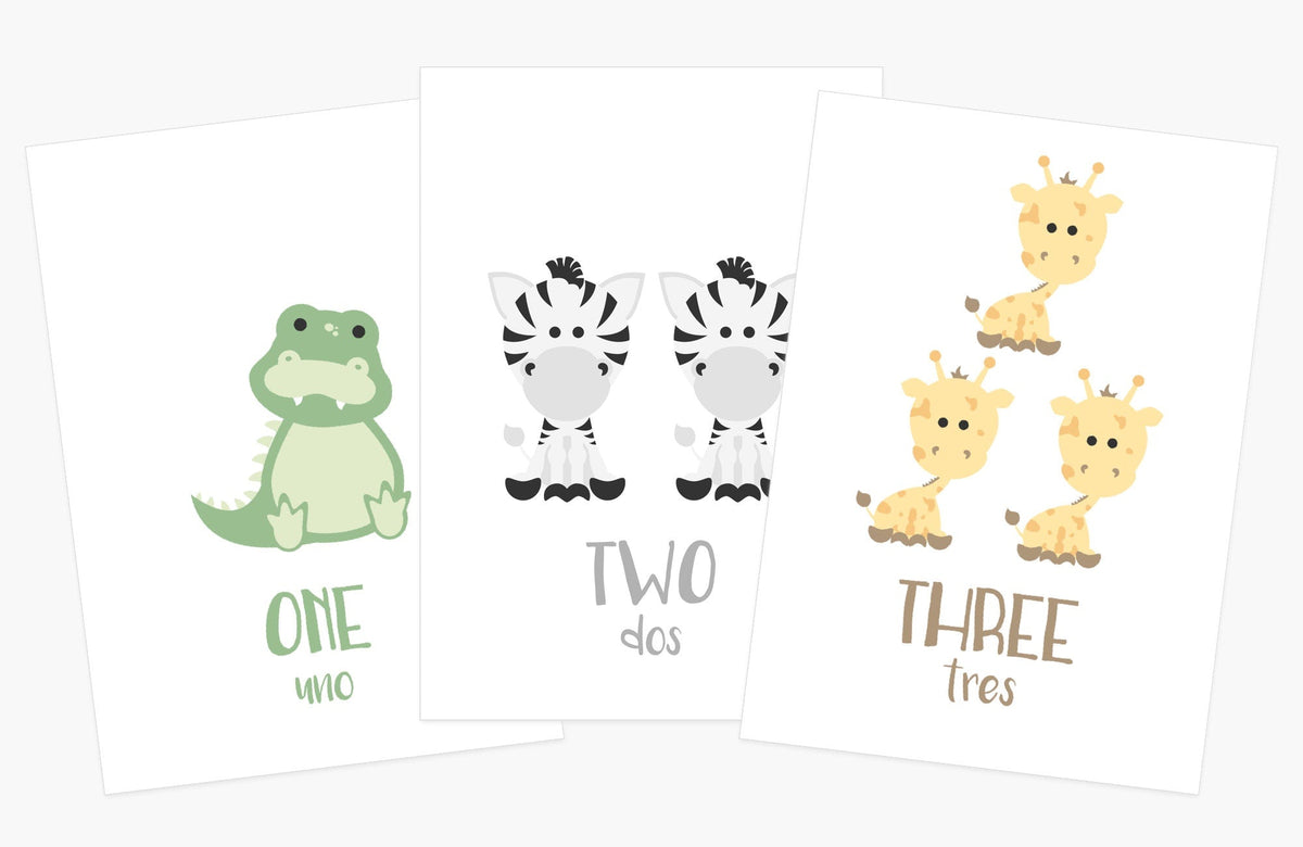 Montessori Flashcards Basics Bundle - The Baby Penguin