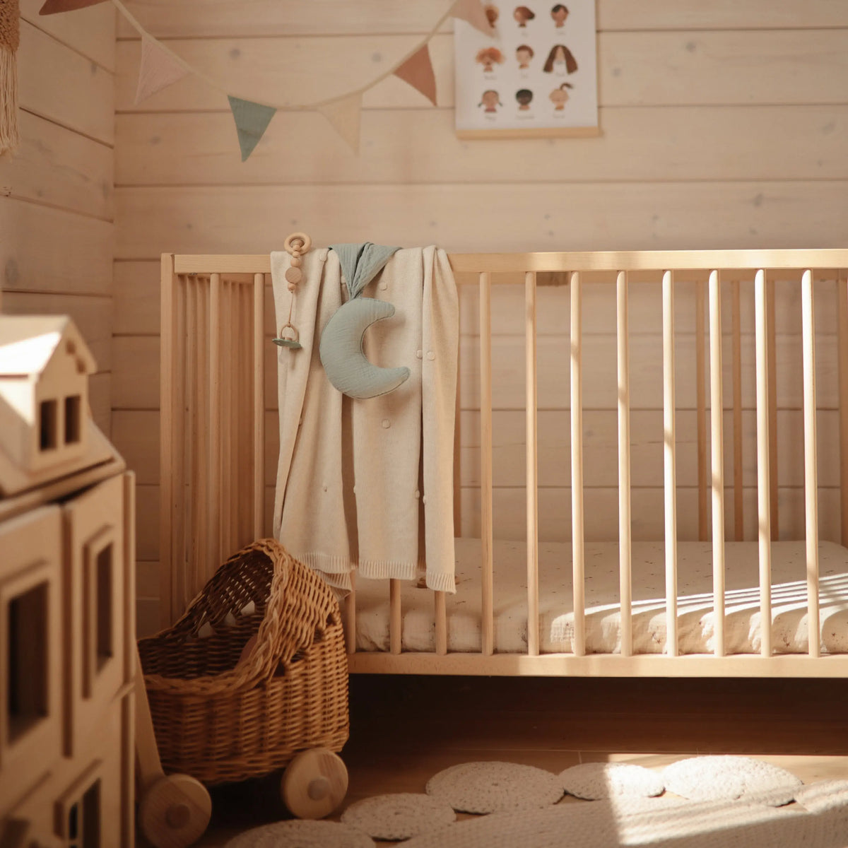 Moon Lovey Blanket | blankets | The Baby Penguin