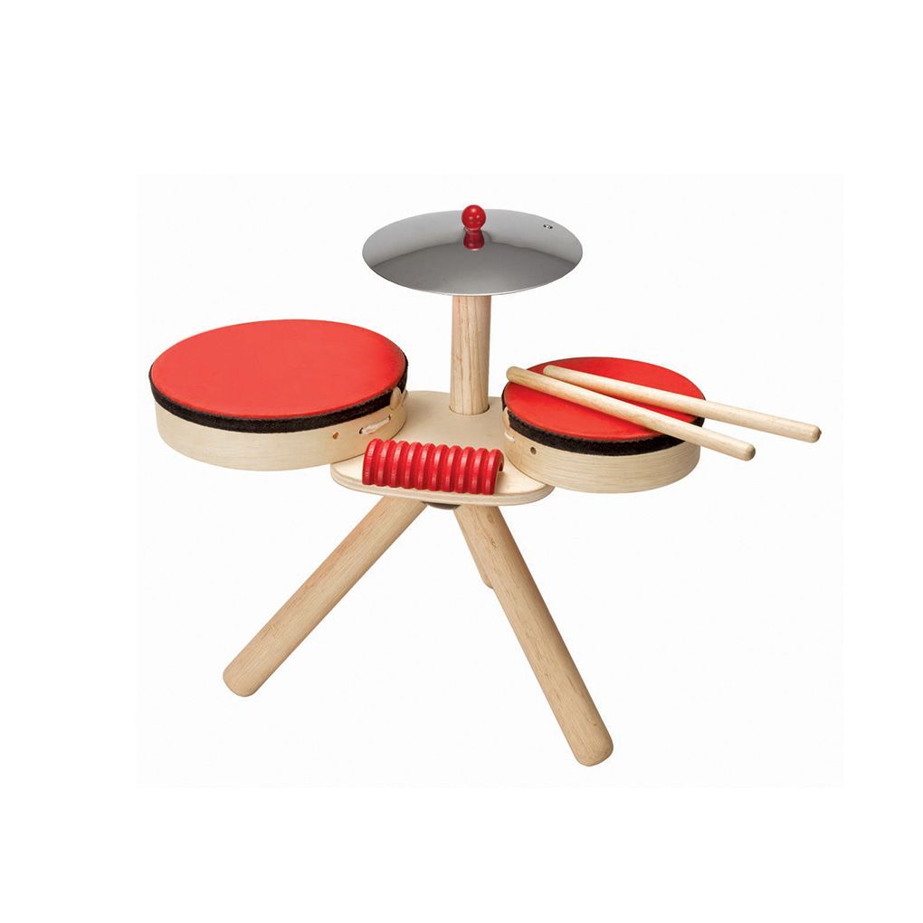 PlanToys Musical Band Wooden Drum Play Set
