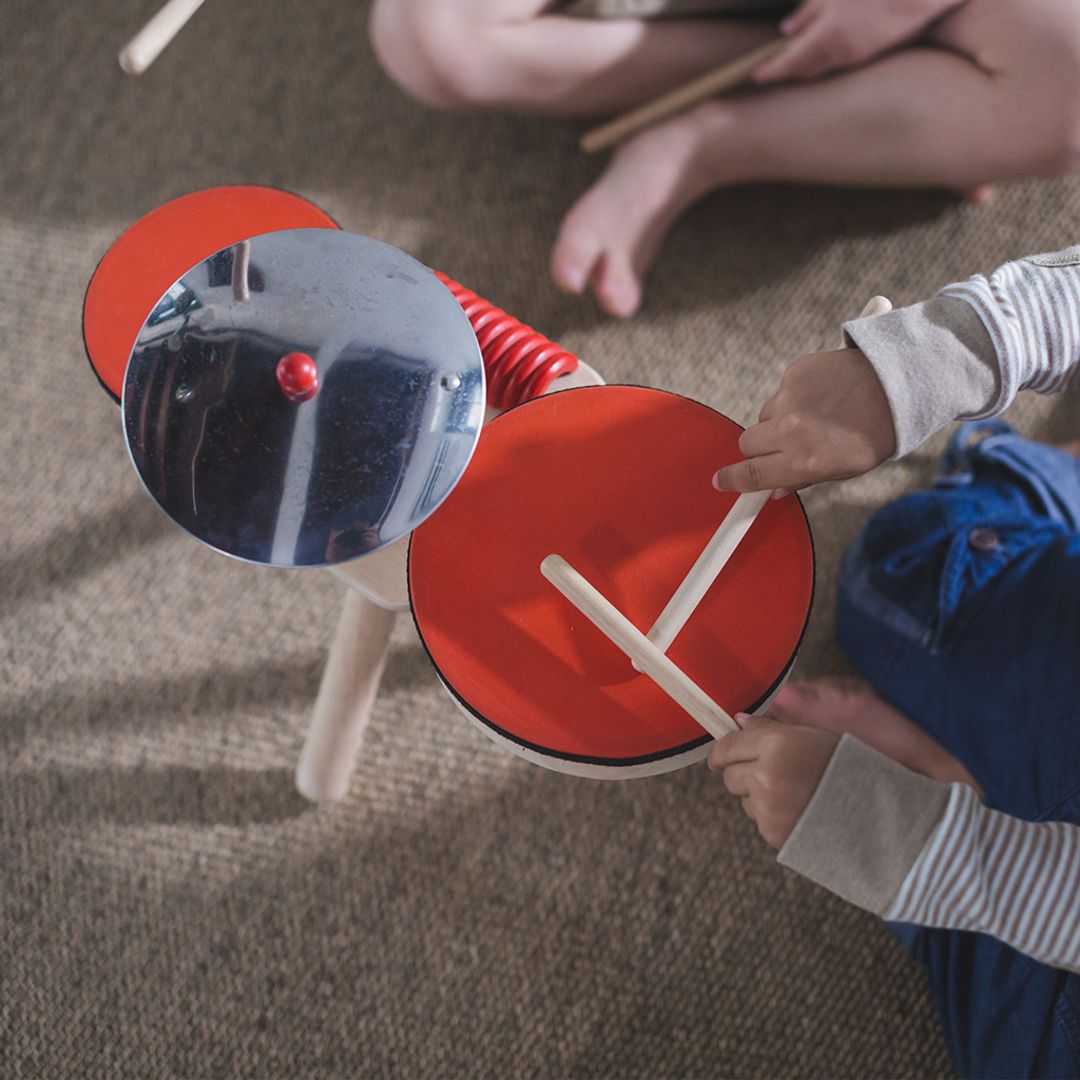 PlanToys Musical Band Wooden Drum Play Set
