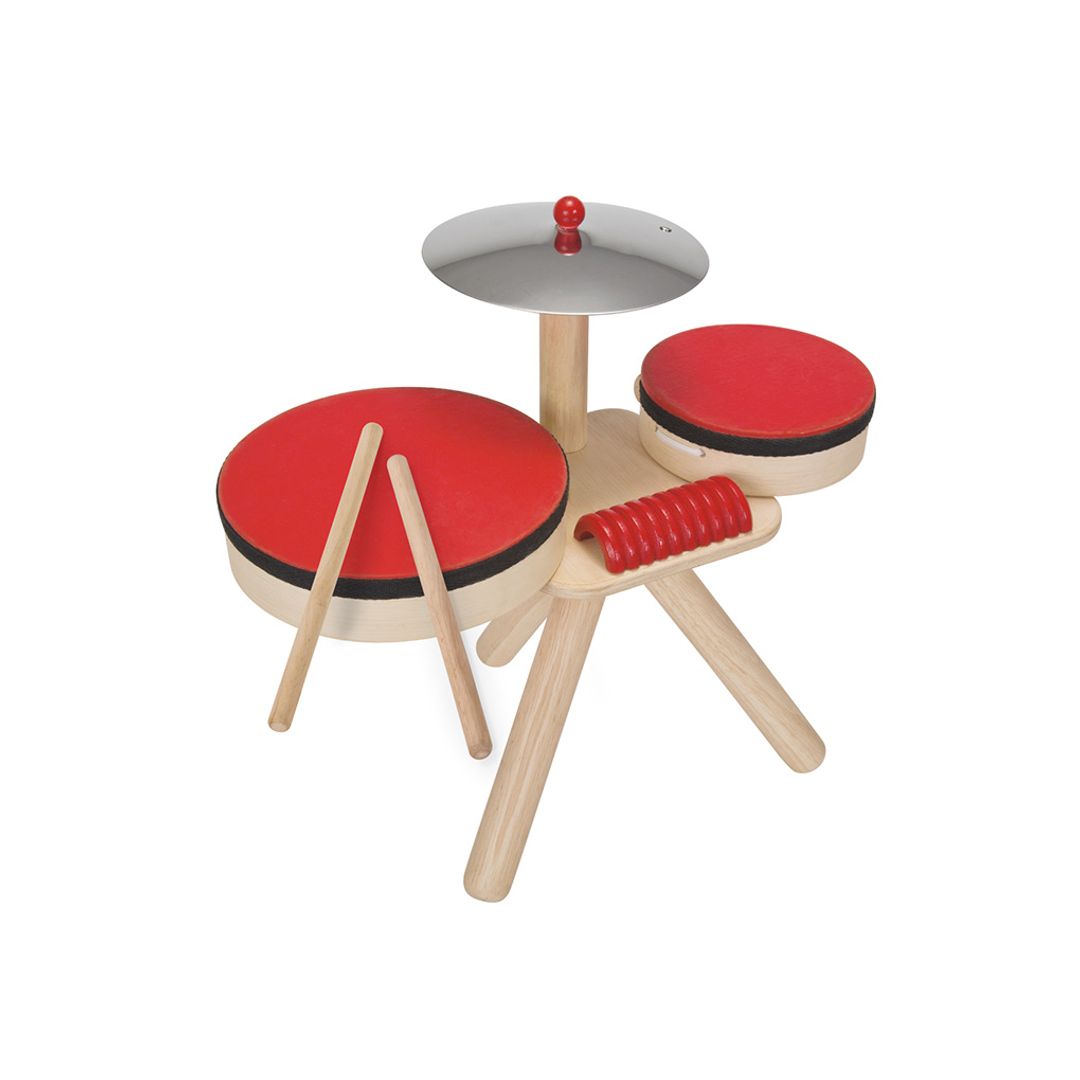 PlanToys Musical Band Wooden Drum Play Set