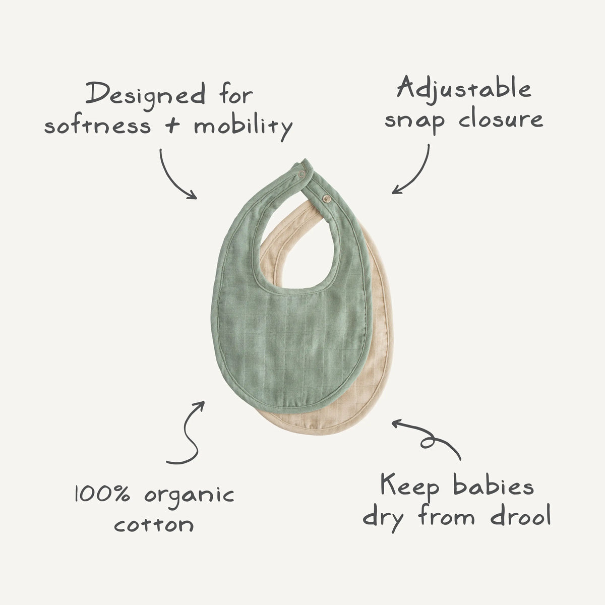 Muslin Bib | Muslin Bib | The Baby Penguin