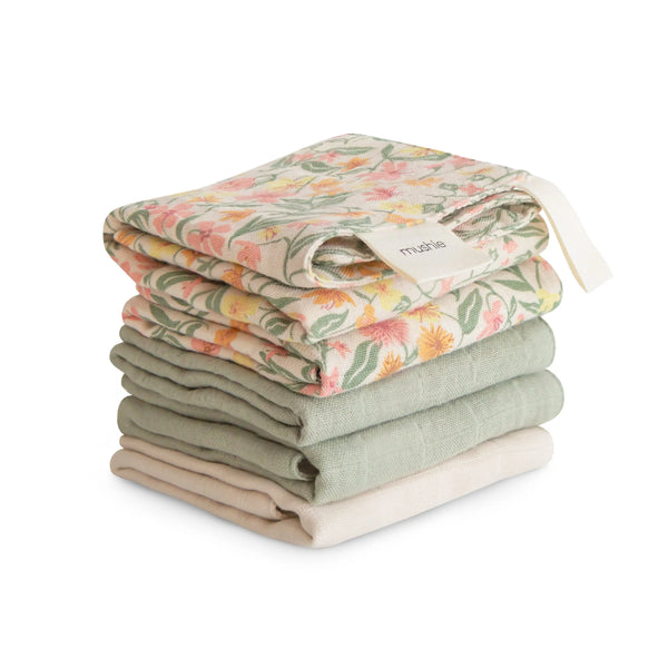 Muslin Cotton Washcloth | Muslin Cotton Washcloth | The Baby Penguin