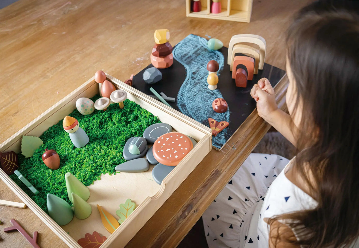 Tender Leaf My Forest Floor Wooden Tinker Tray