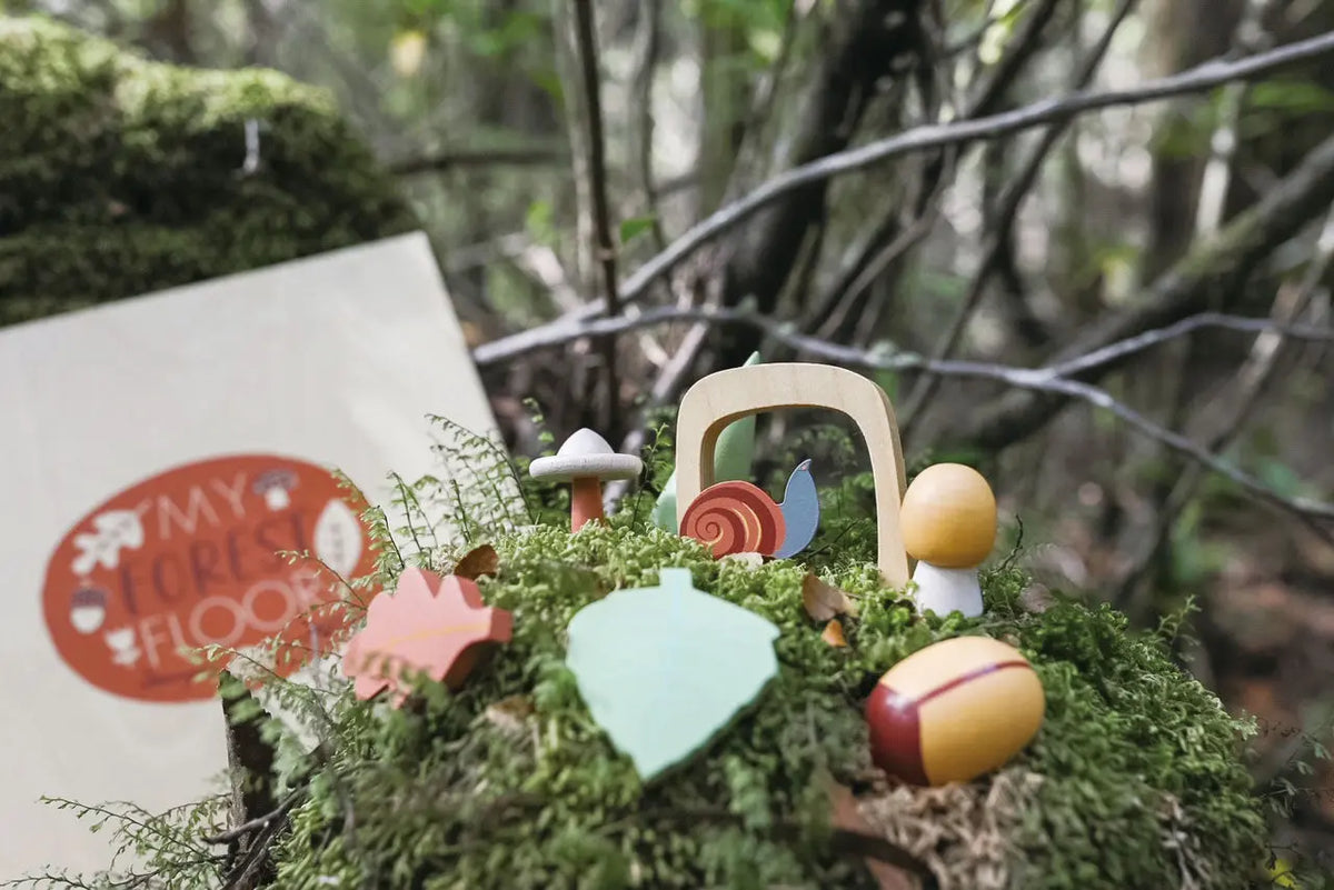 Tender Leaf My Forest Floor Wooden Tinker Tray