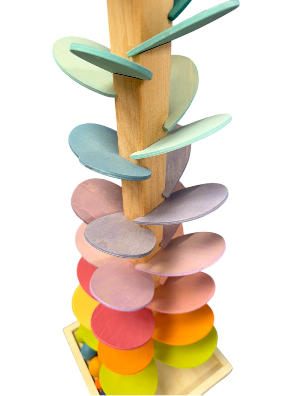 Large Pastel Wooden Marble Tree – Assembly Required or Preassembled by Green Elephant Home and Toys – alternate view 11