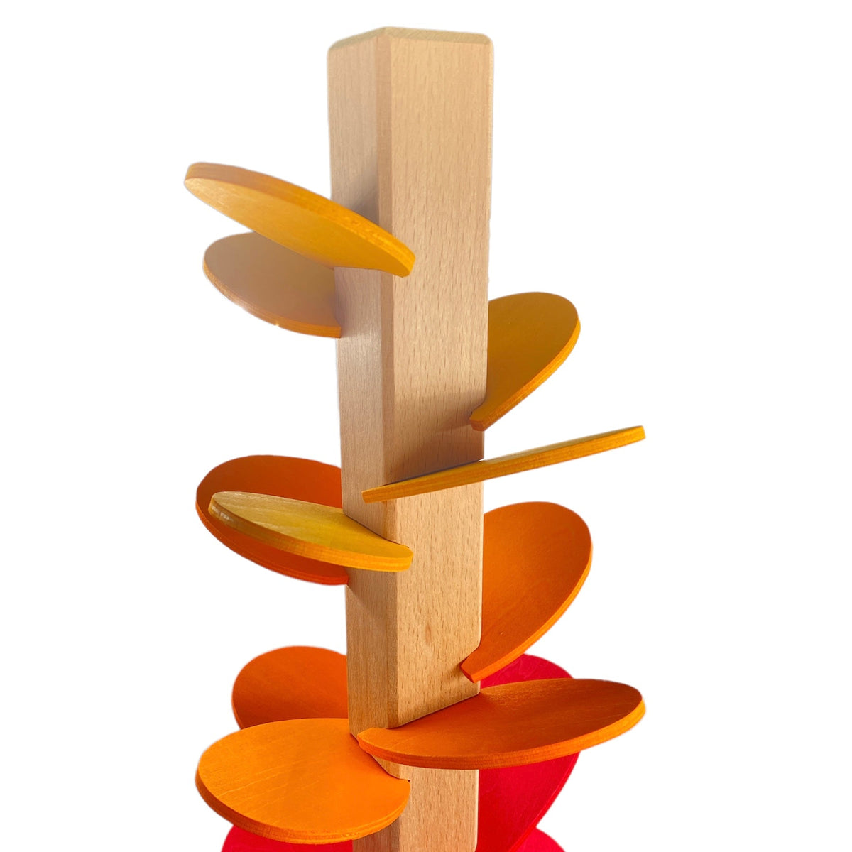 Large Rainbow Wooden Marble Tree – Assembly Required or Preassembled by Green Elephant Home and Toys – alternate view 5