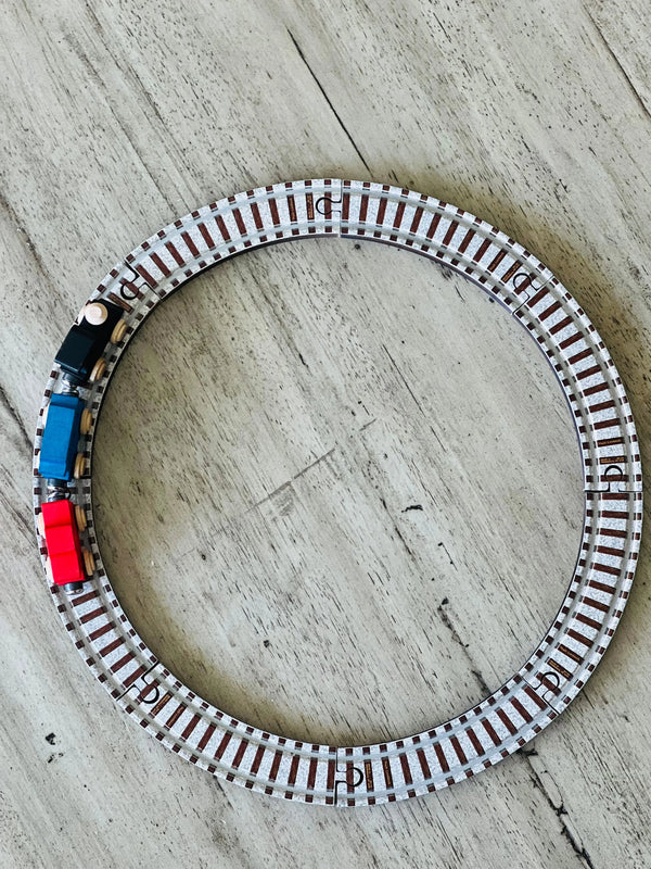 NameTrains Starter Train Set | Made in the USA Maple Landmark