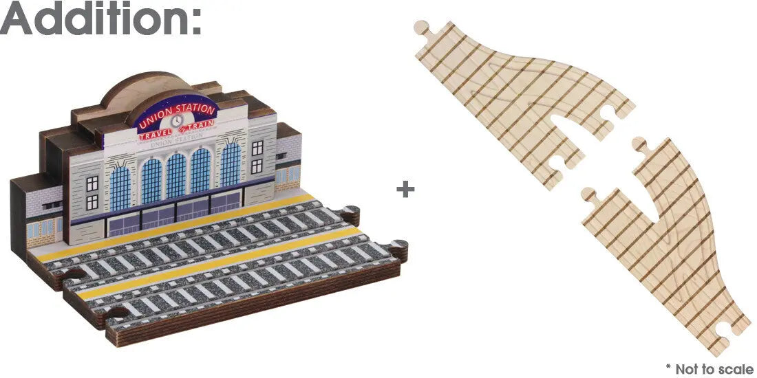 NameTrains Track - Union Station | Made in the USA