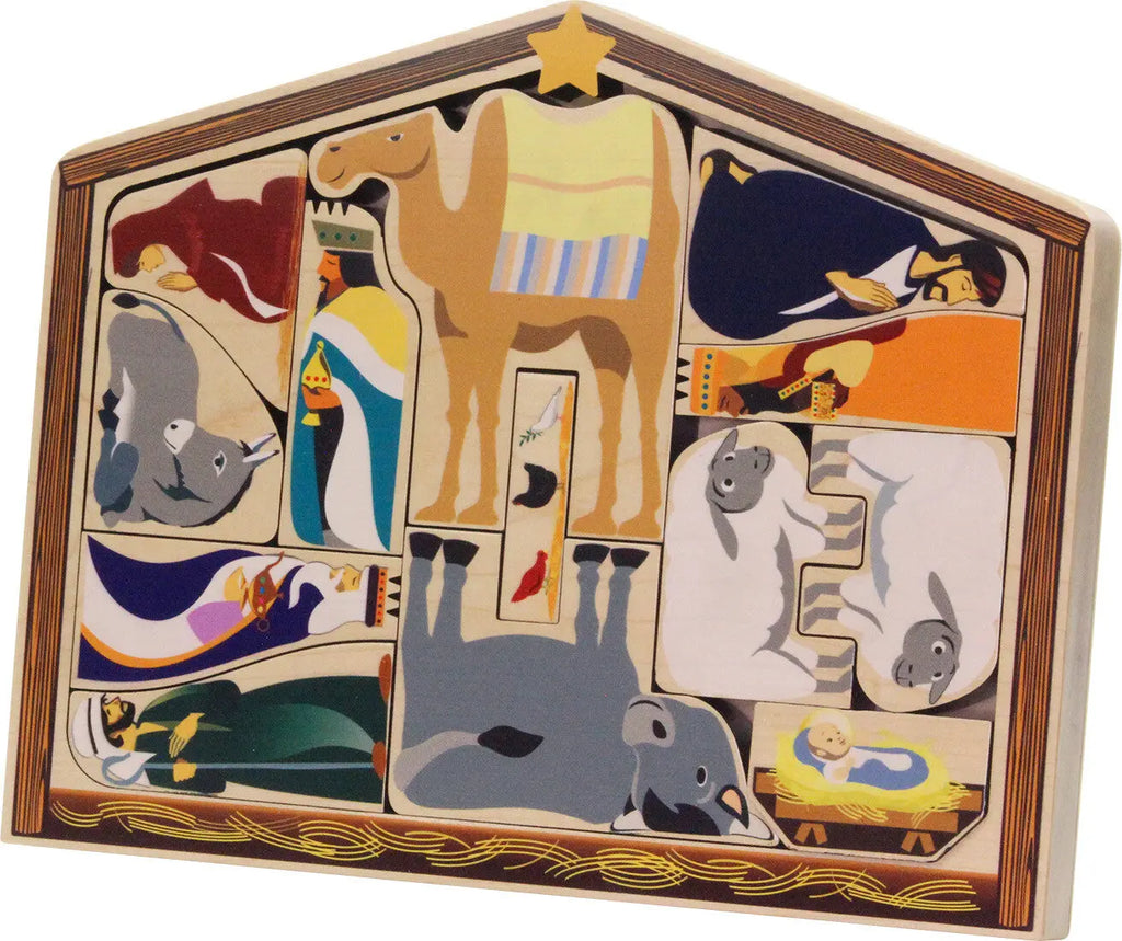Nativity Wooden Puzzle | Made in the USA