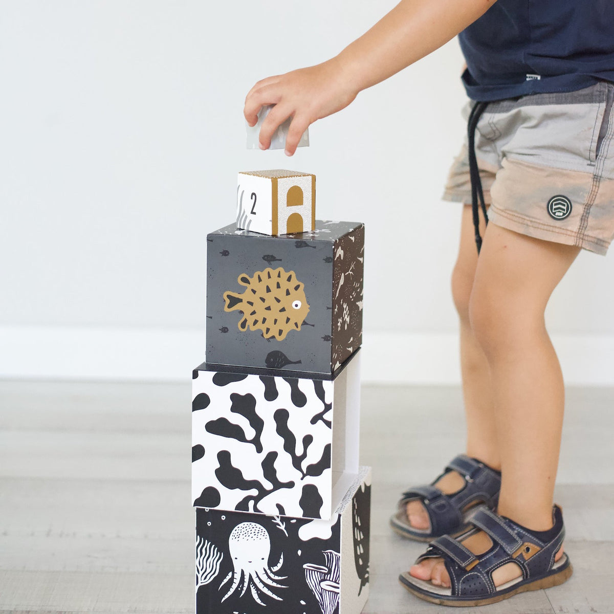 Nesting Blocks - Ocean Animals - The Baby Penguin
