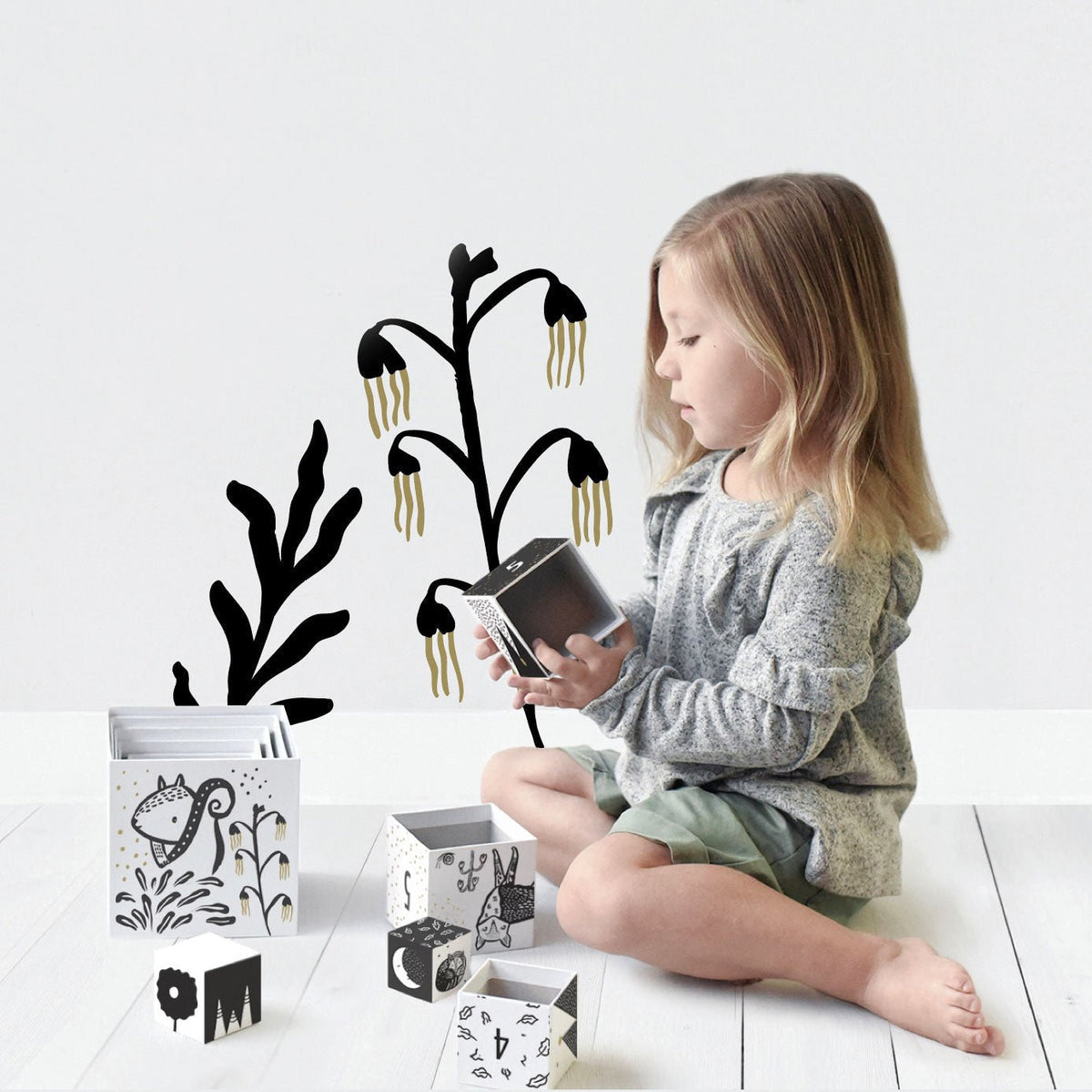 Nesting Blocks - Woodland Numbers - The Baby Penguin