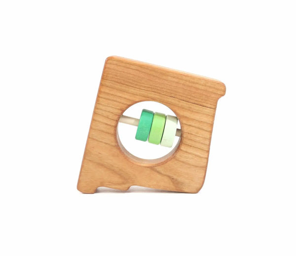 New Mexico State Wooden Baby Rattle™ | Made in the USA | Rattles | The Baby Penguin