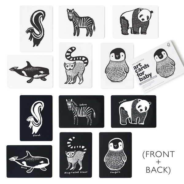 Newborn Baby Gift Set - Black + White - The Baby Penguin