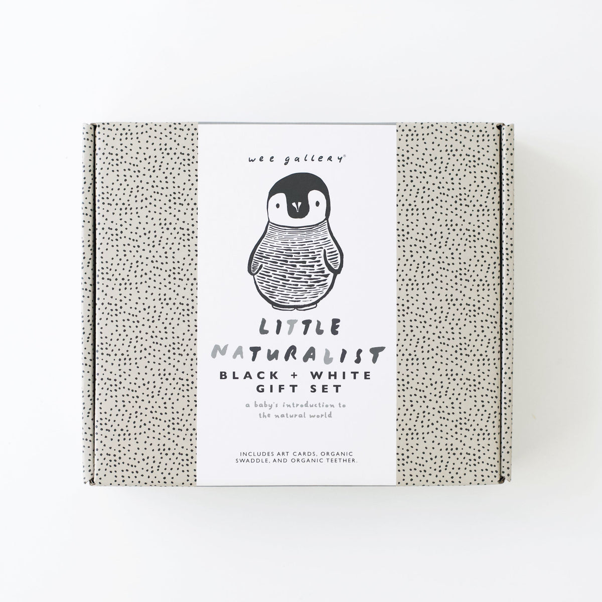 Newborn Baby Gift Set - Black + White - The Baby Penguin