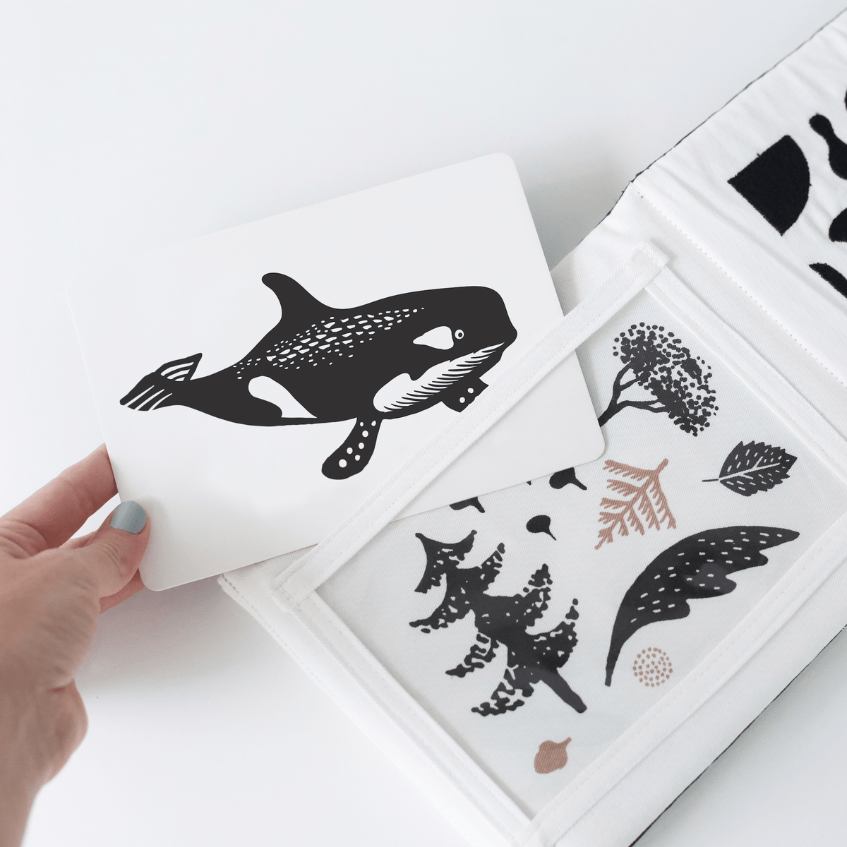 Newborn Baby Gift Set - Black + White - The Baby Penguin
