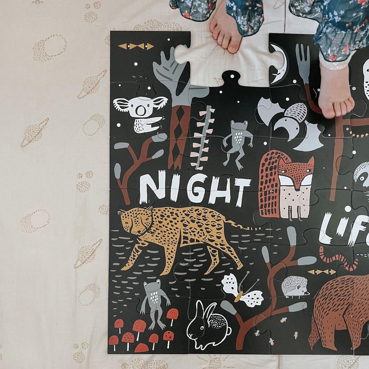 Night Life Floor Puzzle - The Baby Penguin