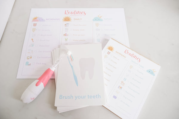 Night Time Routine Flashcards - The Baby Penguin