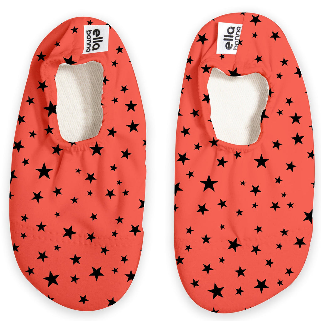 Non-Slip Sole, Unisex Baby, Children's Sea Shoes, Pool Booties, Black Star - The Baby Penguin