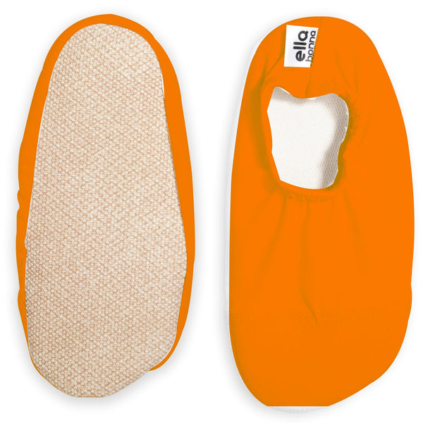 Non-Slip Sole, Unisex Baby, Children's Sea Shoes, Pool Booties, Orange - The Baby Penguin