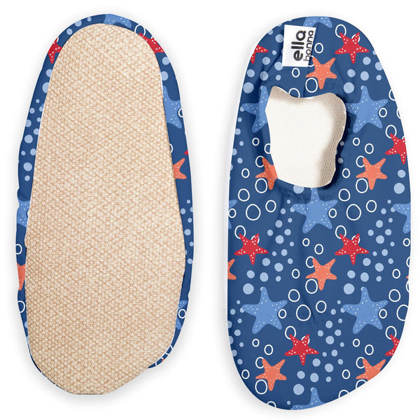Non-Slip Sole, Unisex Baby, Children's Sea Shoes, Pool Booties, Starfish - The Baby Penguin