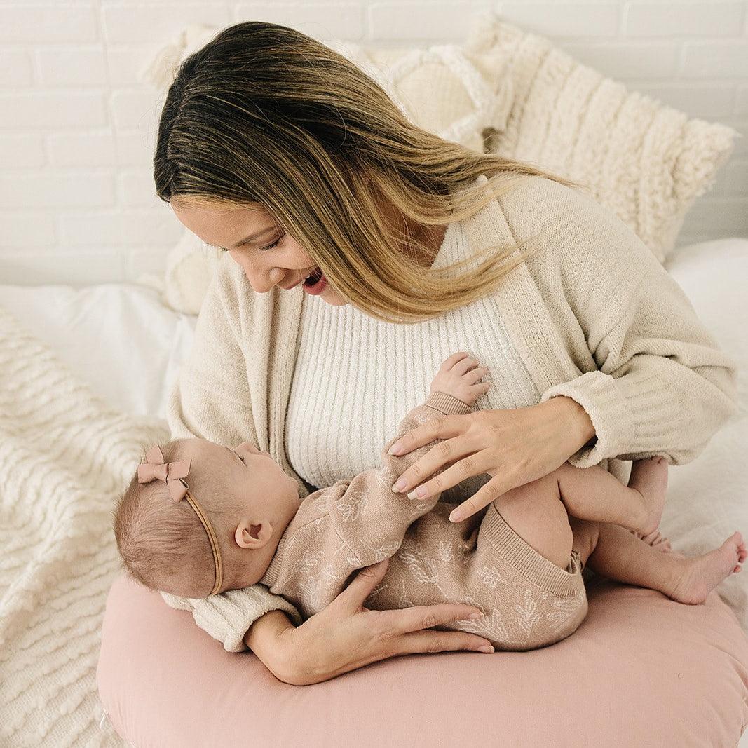 Nursing Pillow Cover - Blush - The Baby Penguin