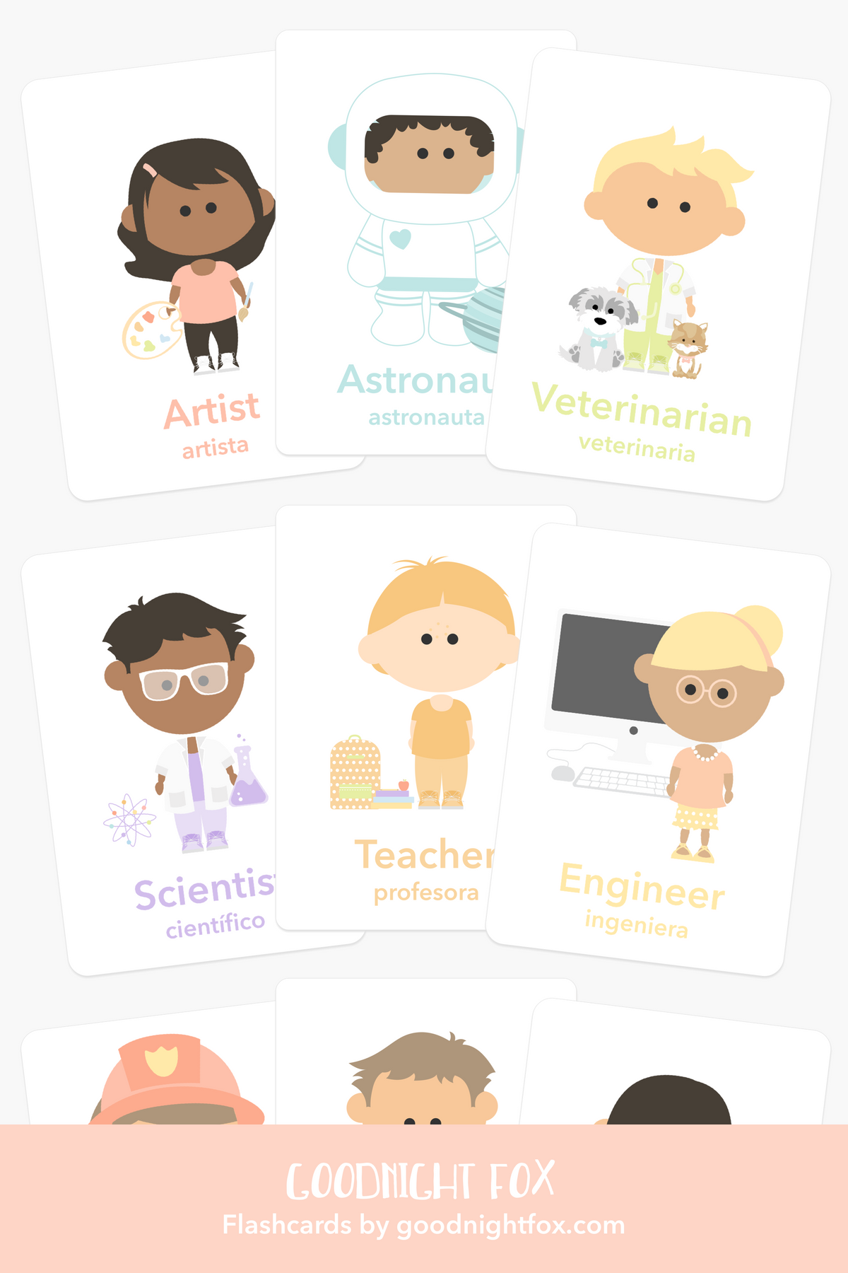 Occupations Flashcards - The Baby Penguin