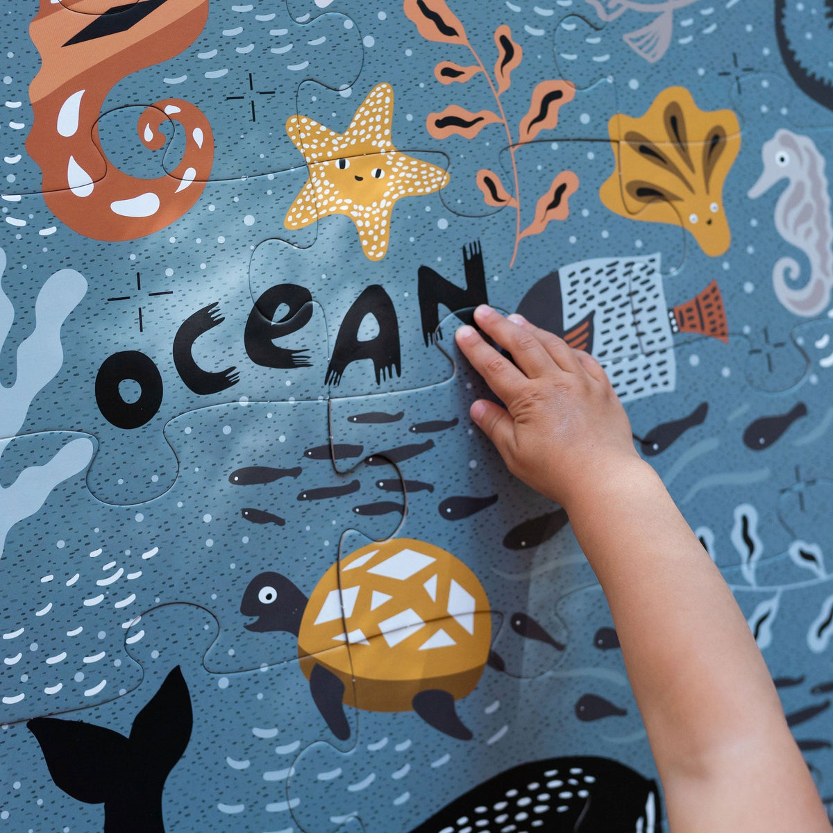 Ocean Life Floor Puzzle - The Baby Penguin