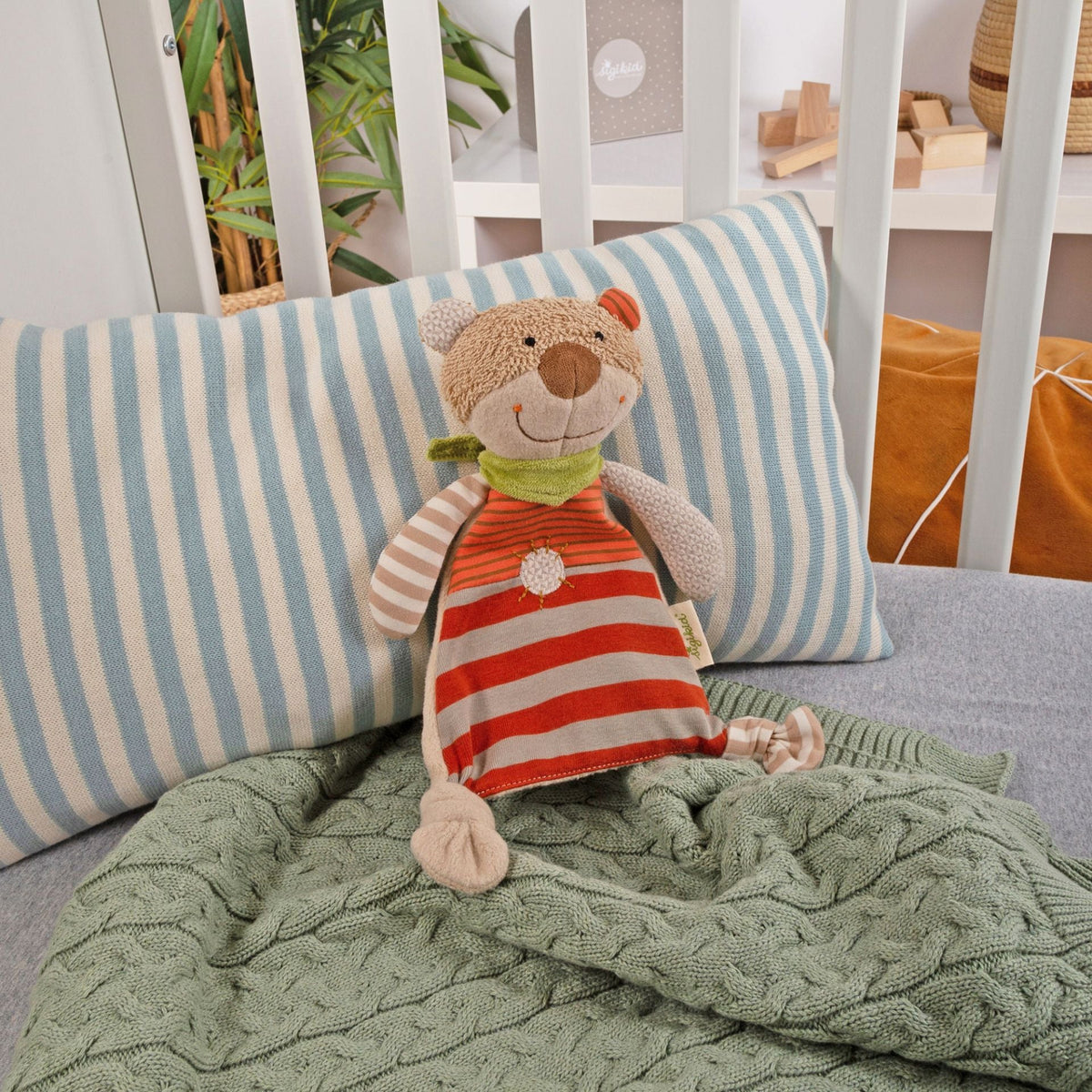 Organic Bear Blankie | Organic Toys | The Baby Penguin