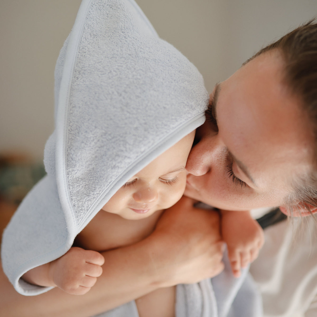 Organic Cotton Baby Hooded Towel - The Baby Penguin