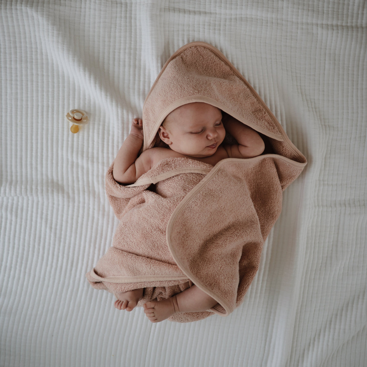 Organic Cotton Baby Hooded Towel - The Baby Penguin